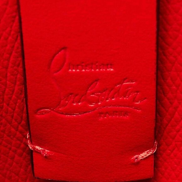 Christian Louboutin Red Patent Leather North/South Ginzana Cabata Mini Tote Bag - Picture 10 of 13